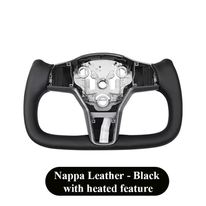 Model 3/ Y Custom Yoke Style Carbon Fiber Steering Wheel