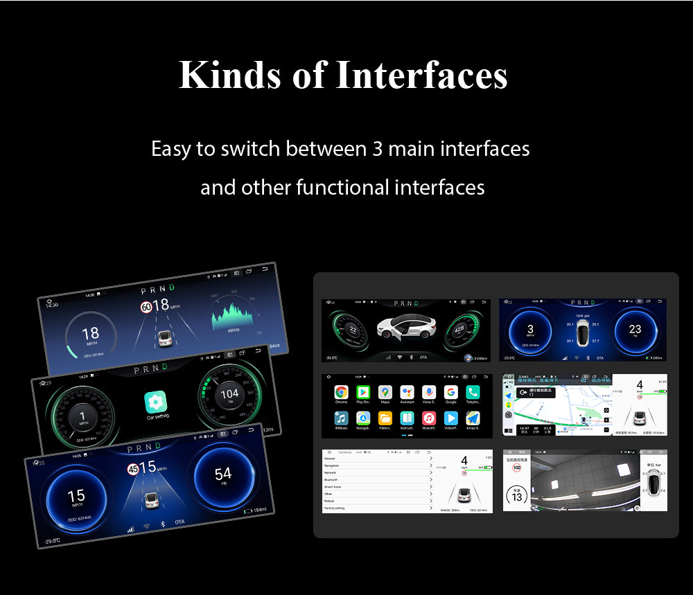 Model 3/Y 10.25 inch Heads Up Dashboard Touch Display (Android 4G)