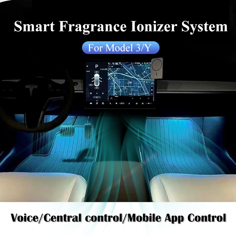 Tesla Model 3/Y/Model 3 Highland Car Air Freshener Compatible Smart Fragrance Ionizer System