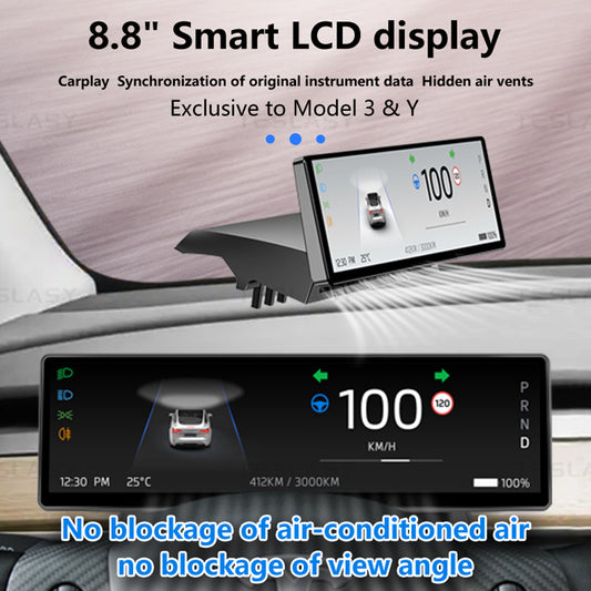 Model 3/Y/Model 3 Highland T8 8.8-inch Center Console Dashboard Touch Display Dashboard Instrument Cluster