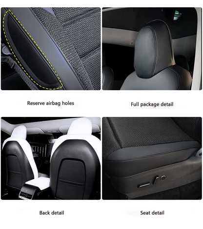 Model 3 & Y Ventilated Cooling Seat Cover Breathable Seat Cushion