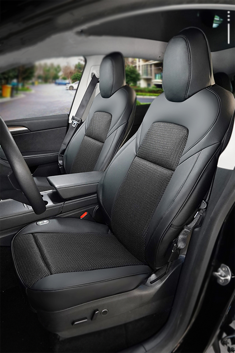 Model 3 & Y Ventilated Cooling Seat Cover Breathable Seat Cushion