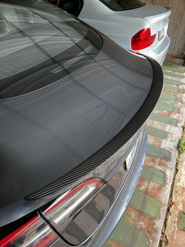 Model 3/Y Real Carbon Fiber Trunk Spoiler