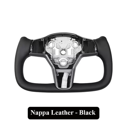 Model 3/ Y Custom Yoke Style Carbon Fiber Steering Wheel