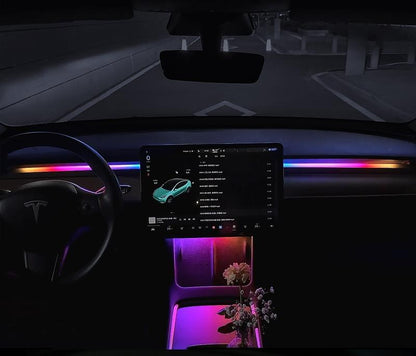 Tesla Model 3/Y Dashboard Streamer LED Ambient Light (Simple Version)