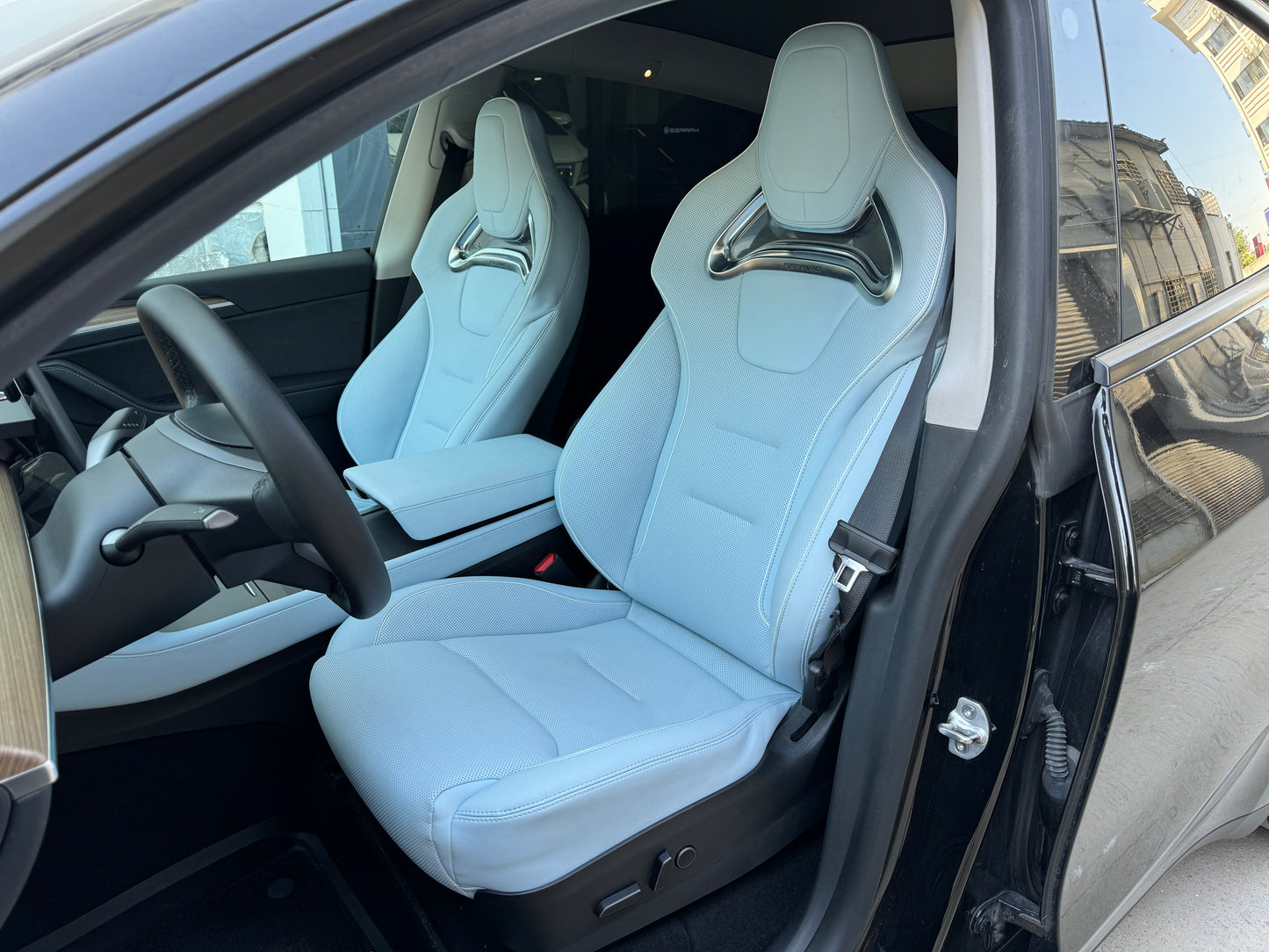 Tesla Model 3 / Y Model 3 Highland Sportscar Style Seat Ventilated Cushion (Full seats)