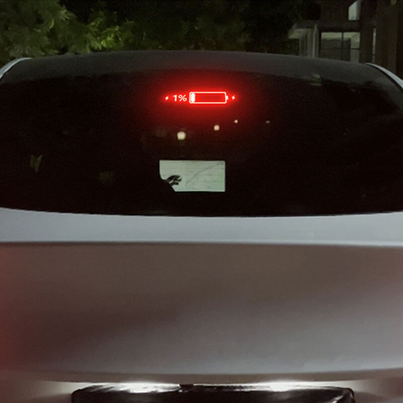 Tesla Model 3/Y Custom Rear Windscreen High Mount Brake Light Projection Board