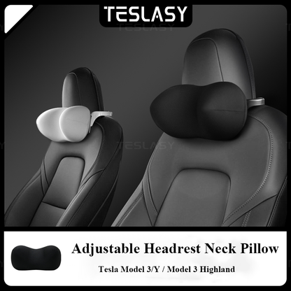 Tesla Model 3/Y/Model 3 Highland SPA Adjustable Skin-friendly Headrest (2pcs/set)