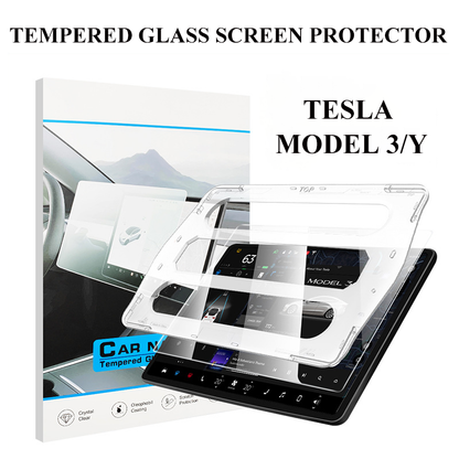 Tesla Model 3 / Y Tempered Glass Screen Protector Auto- Alignment