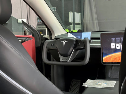 Tesla Model 3/Y Yoke Steering Wheel Inspired Designed by Model X/S Plaid Yoke Style