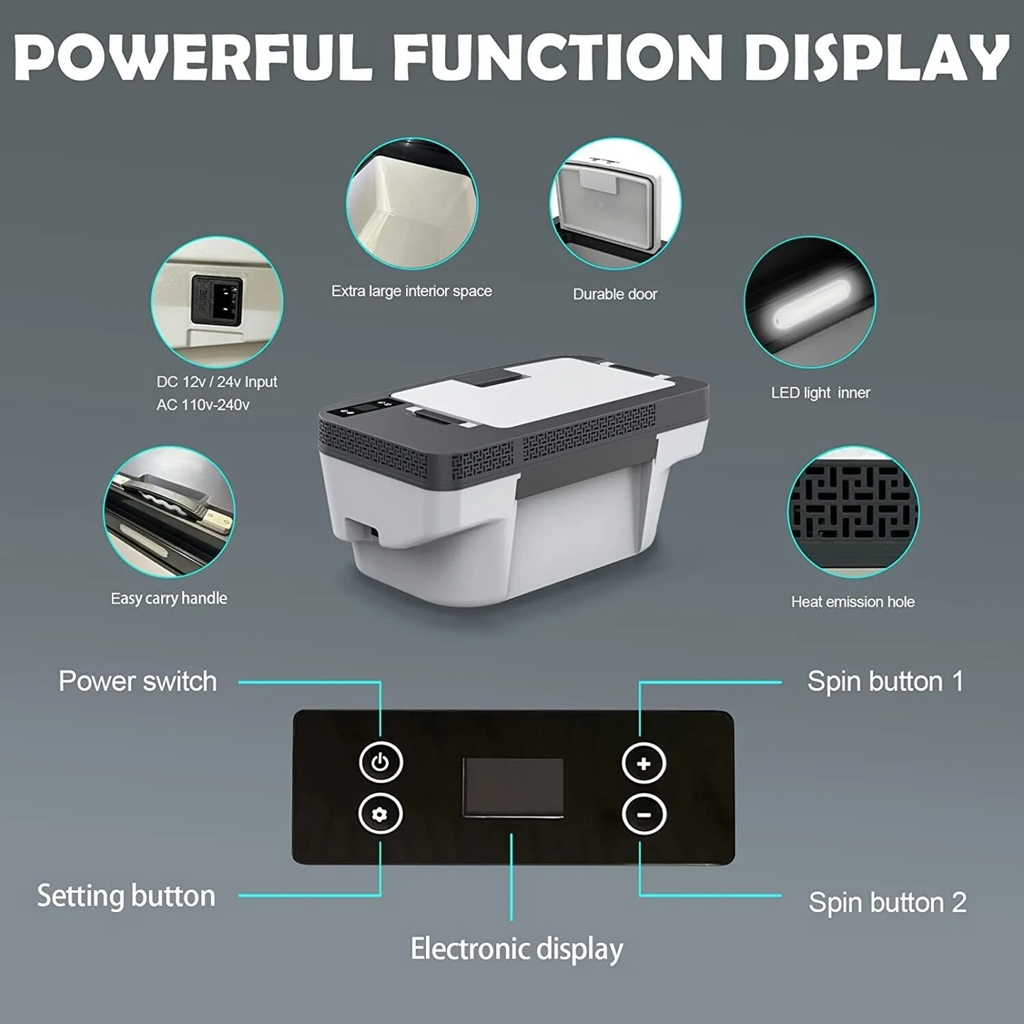 Tesla Model Y Rear Trunk 35L On-board Refrigerator Hidden Cooler